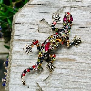 Lizard Brooch